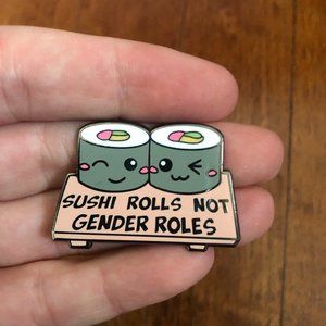 Enamel Pin (sushi rolls)